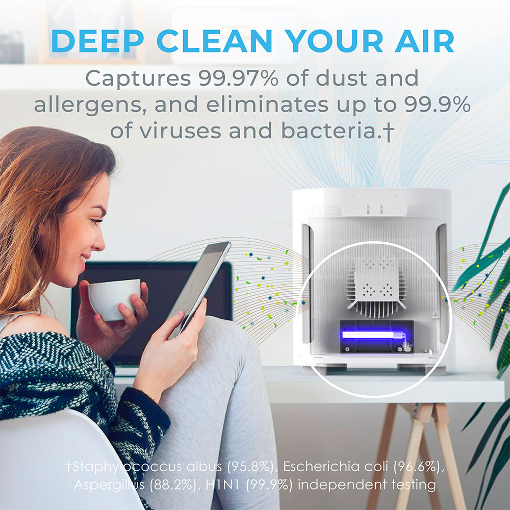 PureZone™ Mini & True HEPA Air Purifier Bundle - Image 10