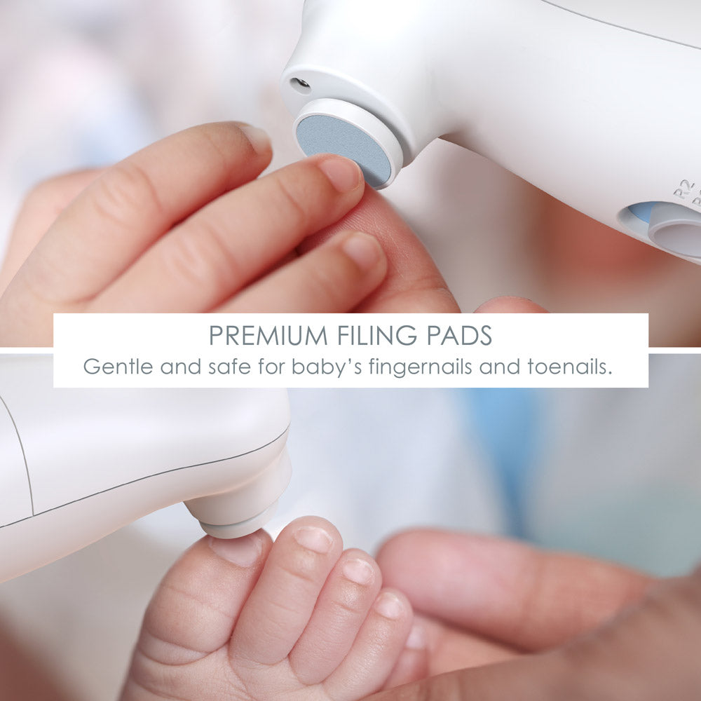 PureBaby® Electric Nail Trimmer - 4-Piece Replacement Filing Pad Set - Image 3