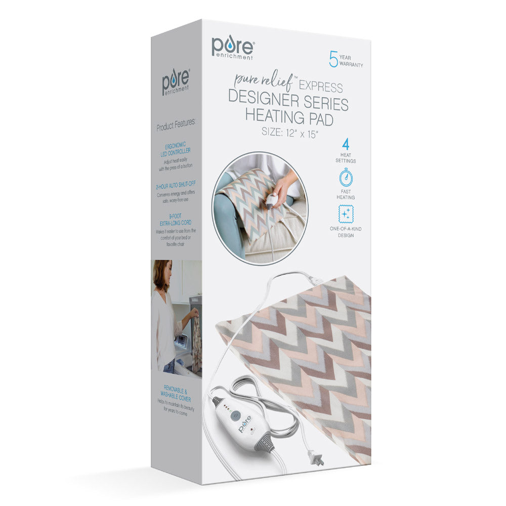 PureRelief Express Designer Series Heating Pad 12 x 15 - Image 23