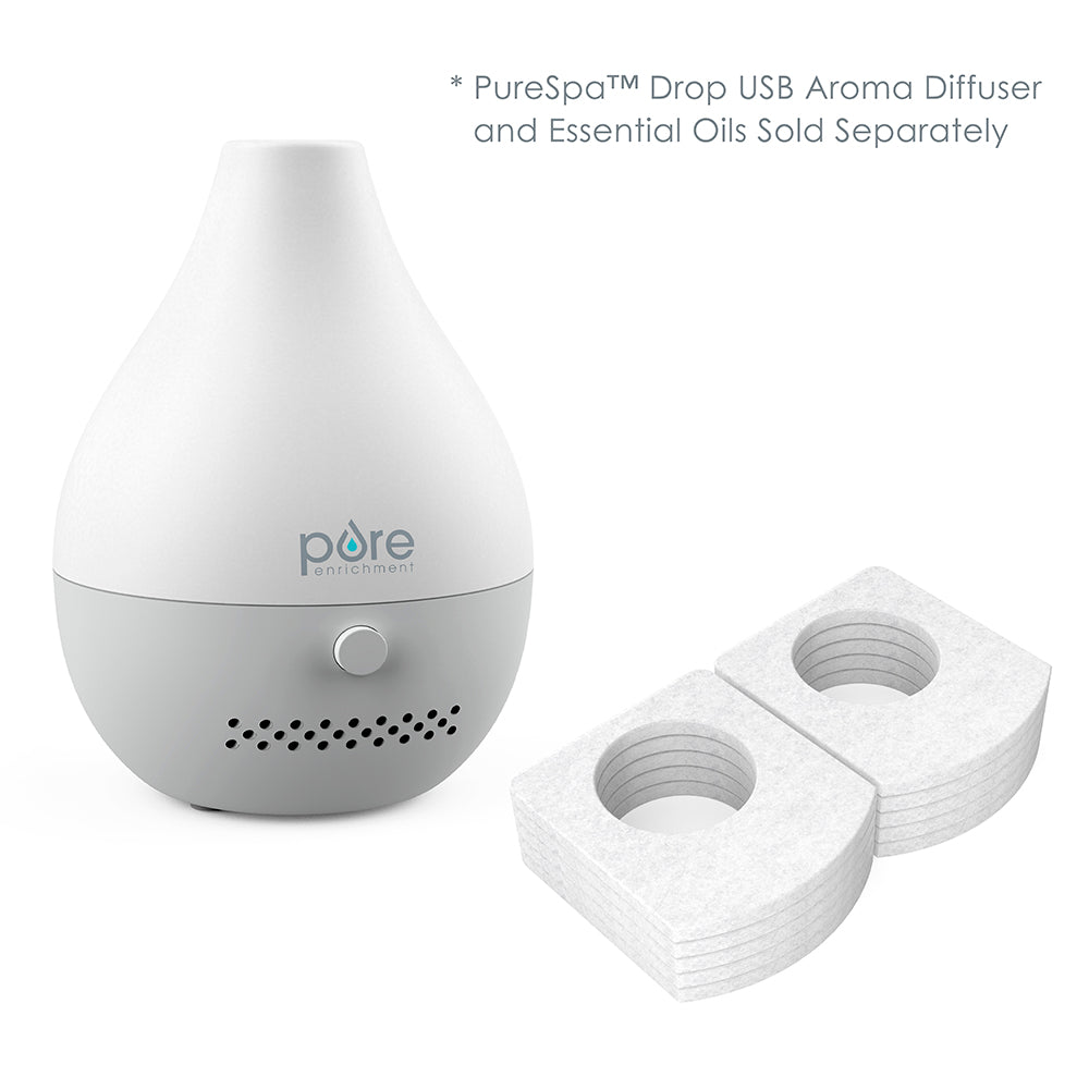 PureSpa™ Drop USB Aroma Diffuser Refill Pads (10-Pack) - Image 4