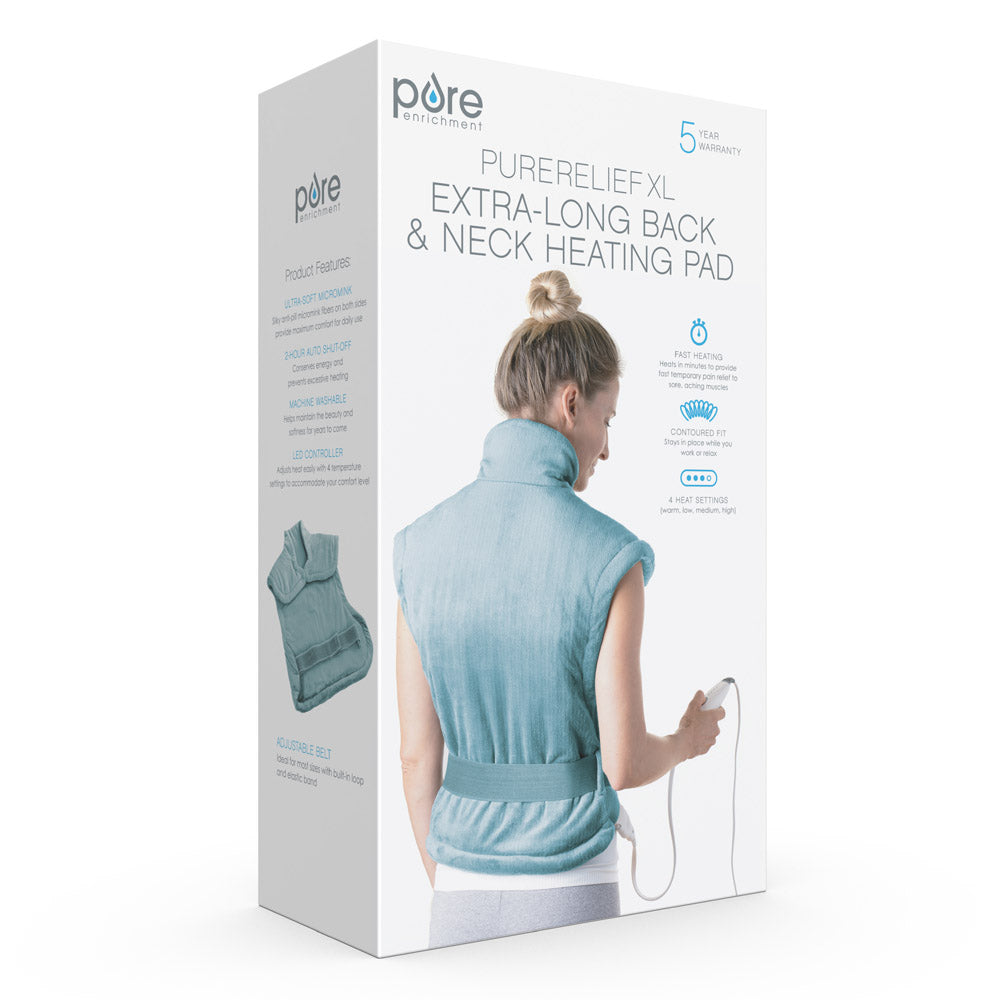 PureRelief XL Extra-Long Back & Neck Heating Pad - Image 18