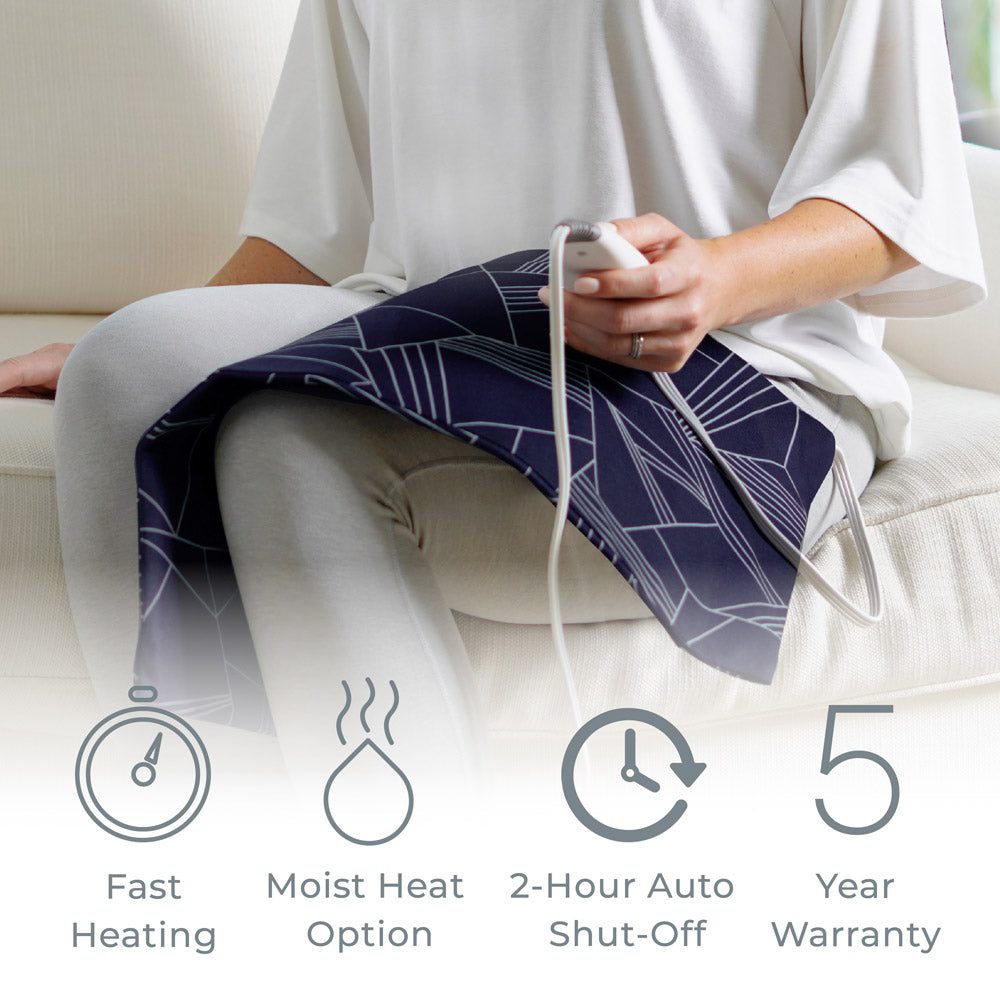 PureRelief Express Designer Series Heating Pad 12 x 24 - Image 3