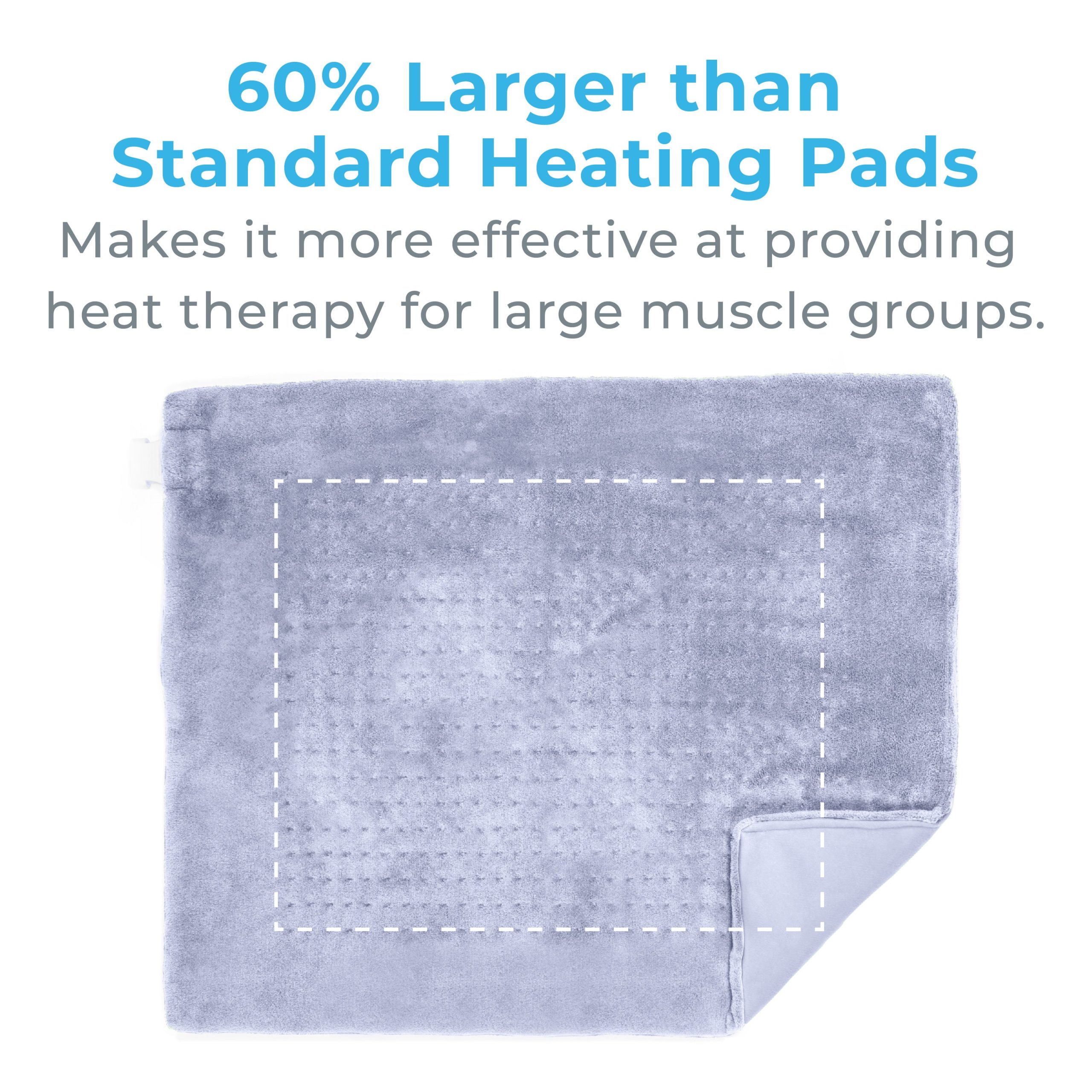 PureRelief XXL Ultra-Wide Microplush Heating Pad - Image 23