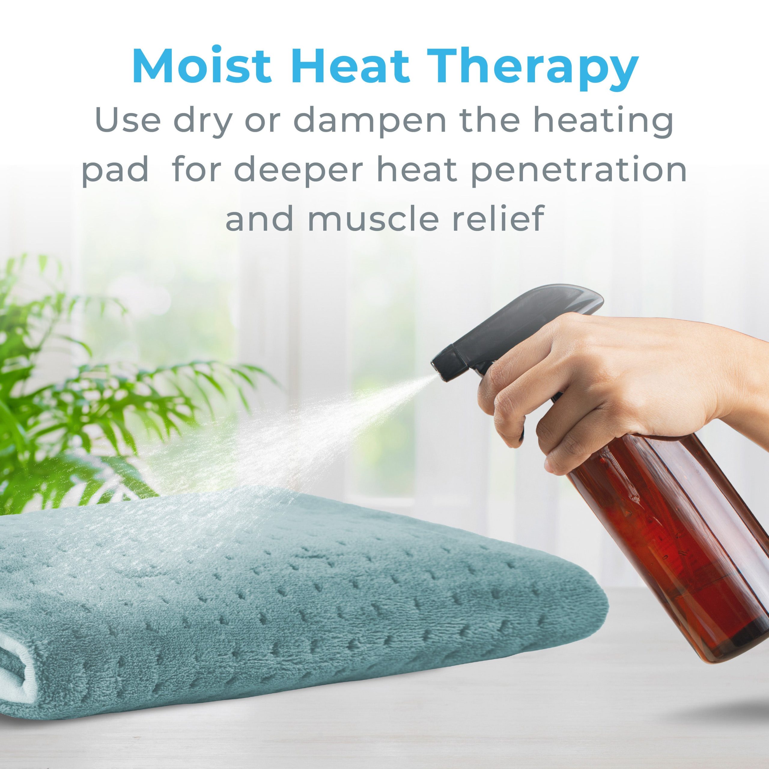 PureRelief XXL Ultra-Wide Microplush Heating Pad - Image 15