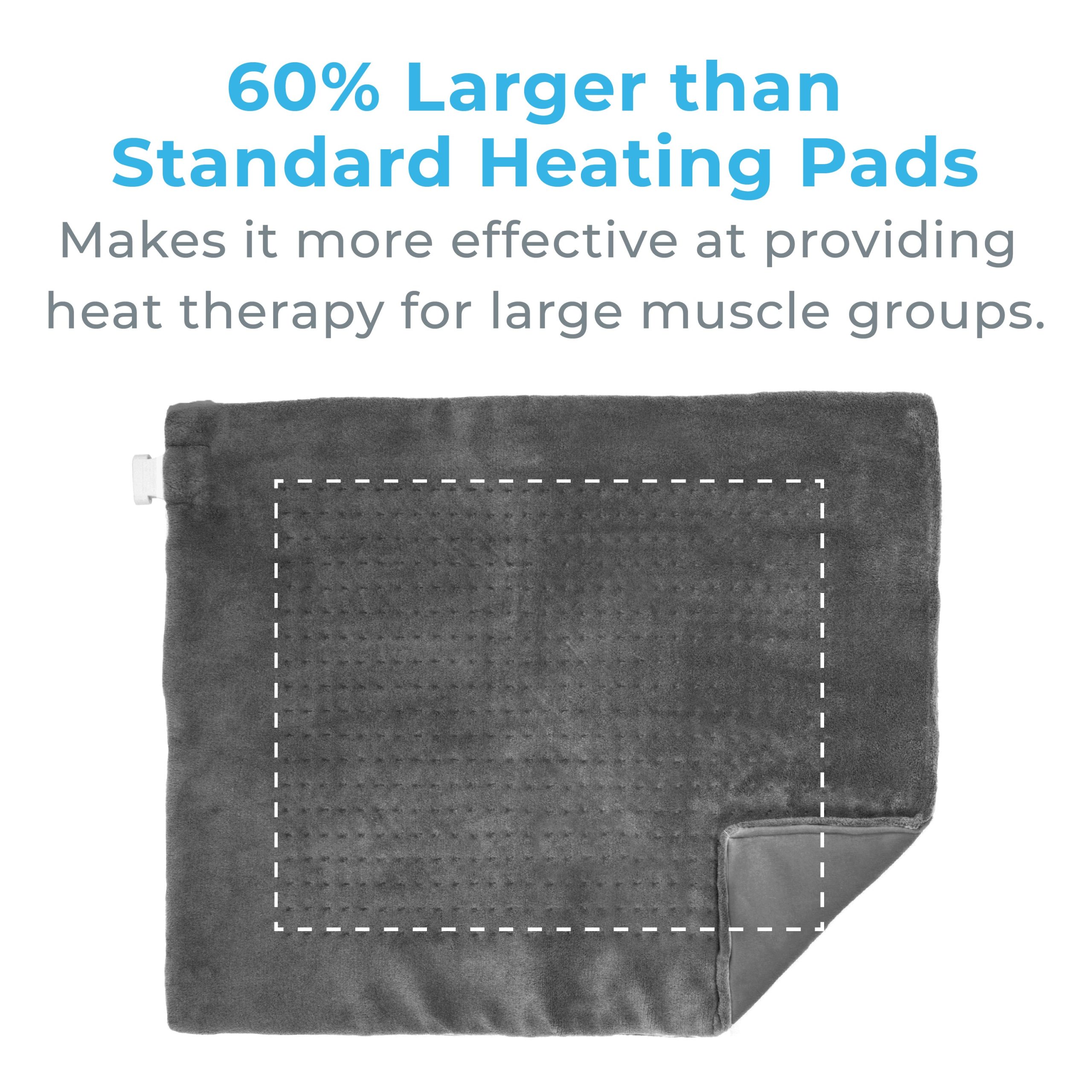PureRelief XXL Ultra-Wide Microplush Heating Pad - Image 5
