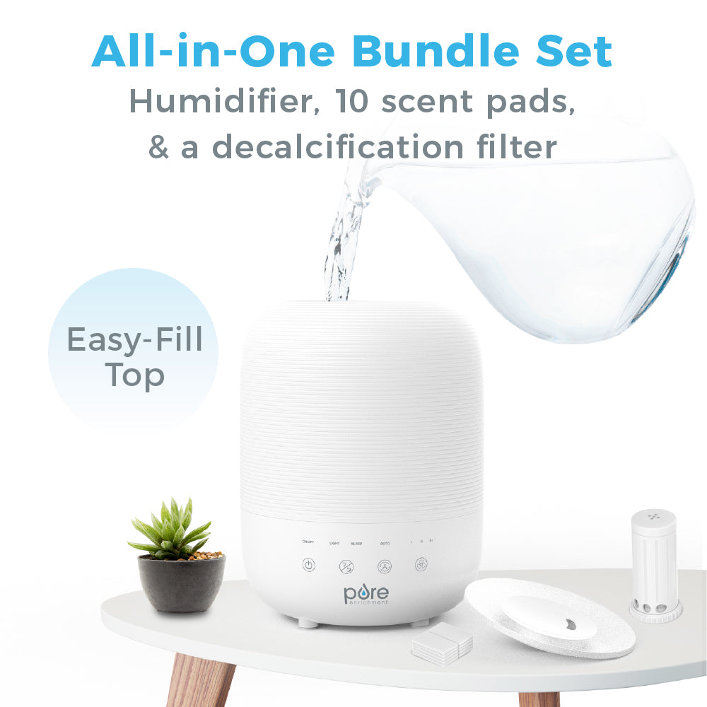 HUME™ Sense Bundle - 1 Humidifier. 1 Filter. & 10 Scent Pads - Image 2