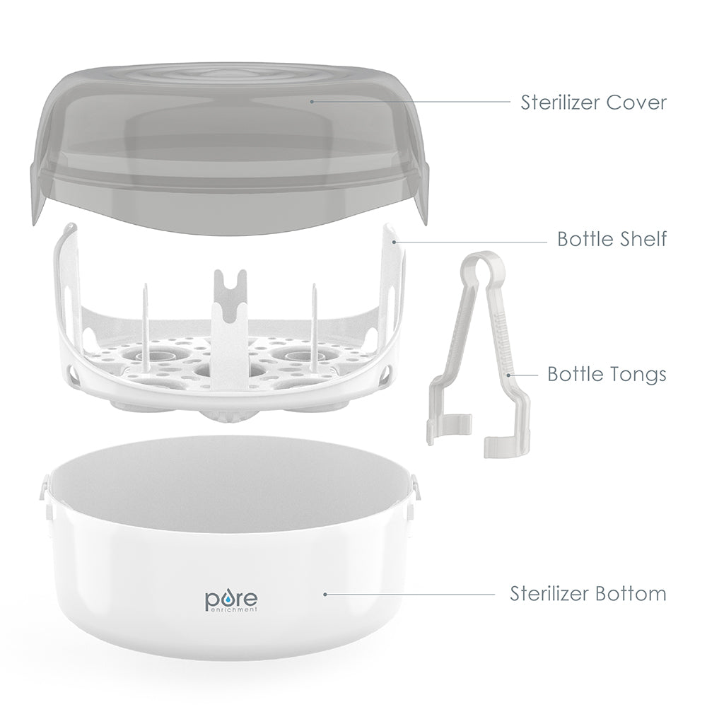 PureBaby® Microwave Bottle Sterilizer - Image 3