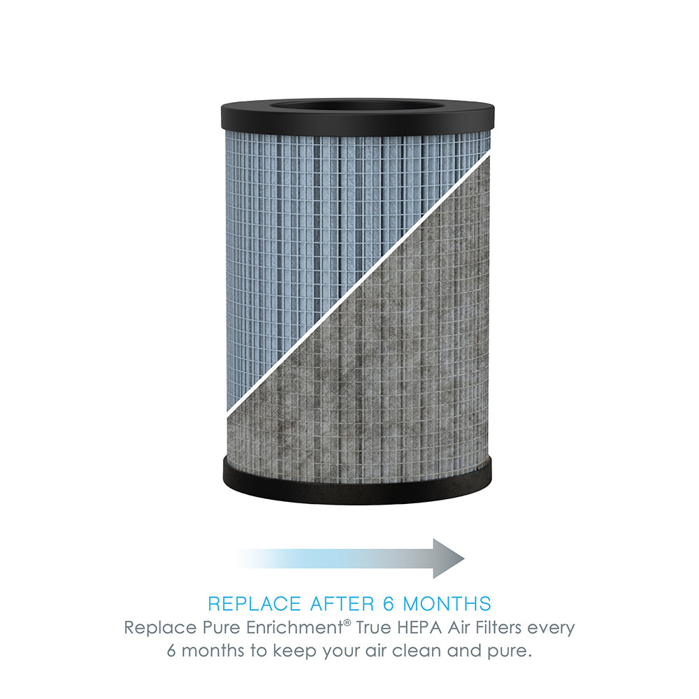 PureZone™ Mini Portable Air Purifier & Replacement Filters Bundle - Image 7
