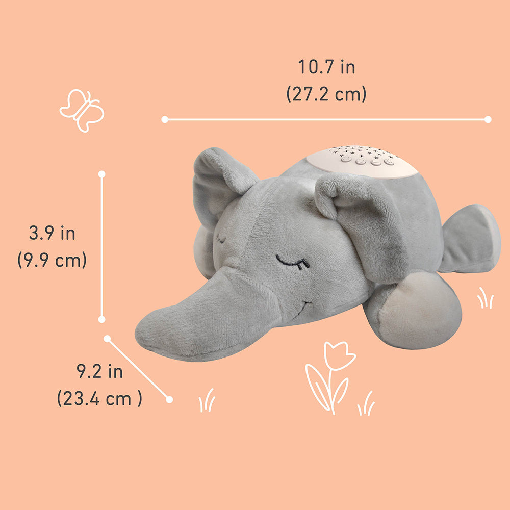 PureBaby® Sound Sleepers Sound Machine and Star Projector - Elephant - Image 7
