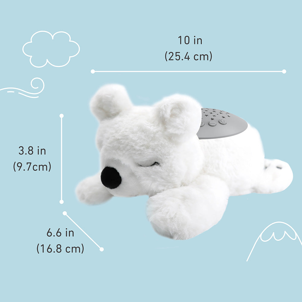 PureBaby® Sound Sleepers Sound Machine and Star Projector - Polar Bear - Image 7