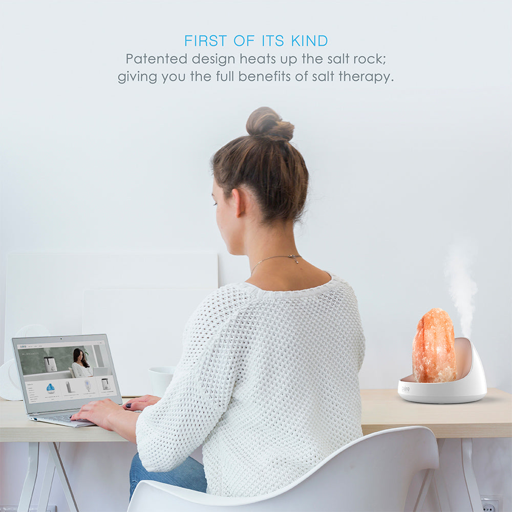 PureGlow™ 2-in-1 Himalayan Salt Lamp & Ultrasonic Essential Oil Diffuser - Image 2