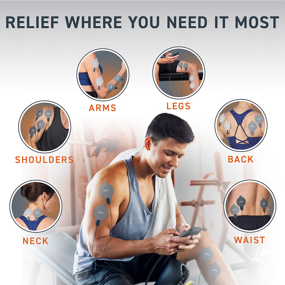 PurePulse™ Trio TENS & EMS Muscle Stimulator + Heat - Image 4