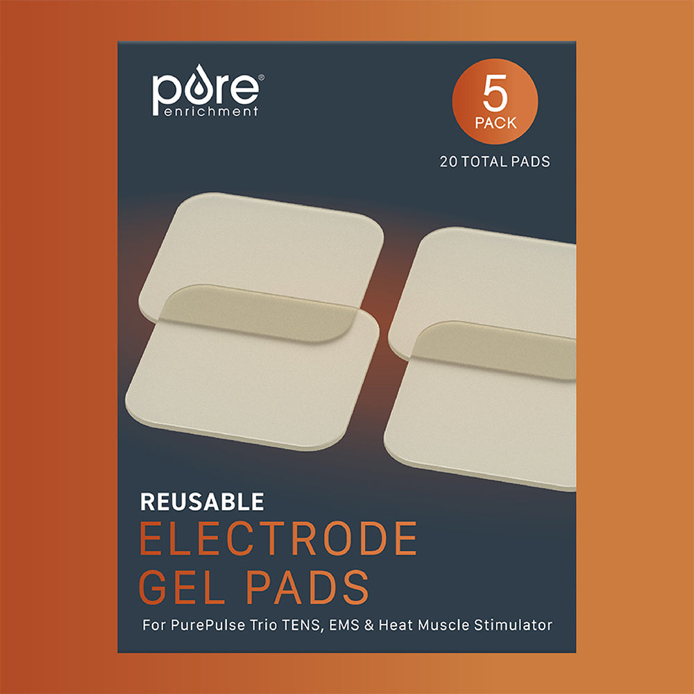 PurePulse™ Trio Reusable Electrode Gel Patches - 5 Pack (20 Patches) - Image 4