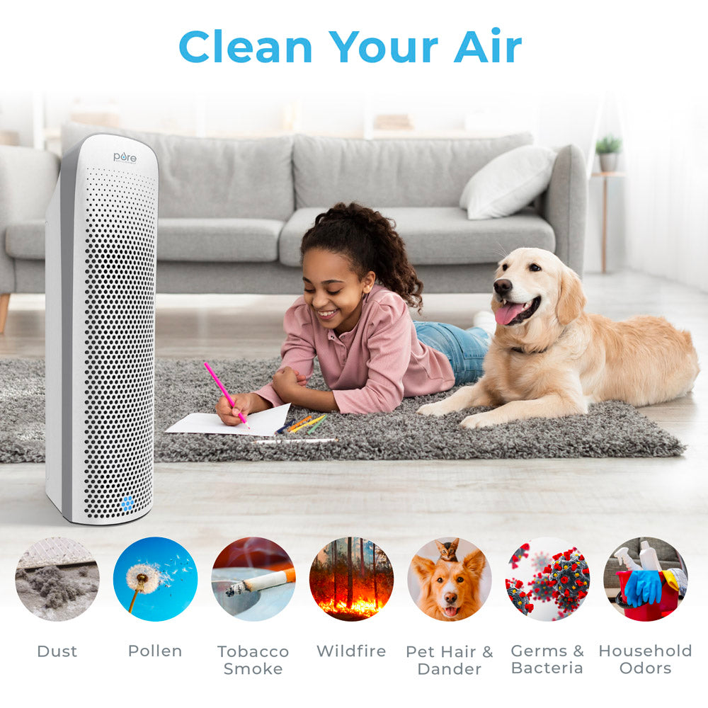 PureZone™ Elite 4-in-1 True HEPA Air Purifier & Replacement Filter Bundle - Image 2